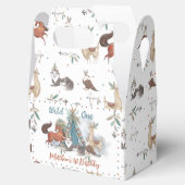 Tribal Woodland Animals Boy Wild One Birthday Bedankdoosjes (Geopend)