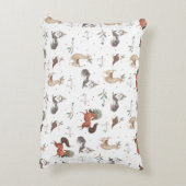 Tribal Woodland Animals Teepee Feathers Arrows Accent Kussen (Achterkant (Verticaal))