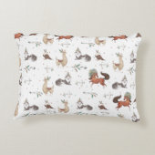 Tribal Woodland Animals Teepee Feathers Arrows Accent Kussen (Achterkant)