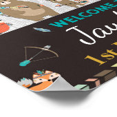 Tribal Woodland Animals Welkomstbord Boy Poster (Hoek)
