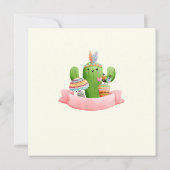 Tribal Woodland Animals Wilde Drie derde verjaarda Kaart (Achterkant)