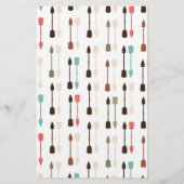 Tribal Woodland Baby shower Predication Game (Achterkant)