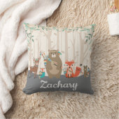 Tribal Woodland Forest Animals Boy Nursery Room Kussen (Deken)