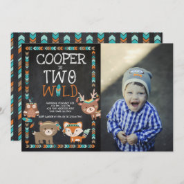 Tribal Woodland, twee wilde dieren Kaart