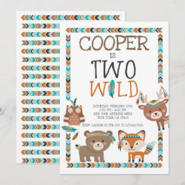 Tribal Woodland, twee wilde dieren Kaart