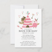 Tribal Woodland Wild Een Baby shower Boek voor Bab Kaart (Voorkant)