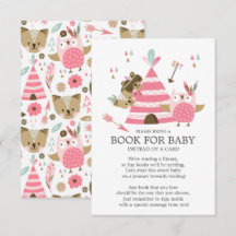 Tribal Woodland Wild Een Baby shower Boek voor Bab