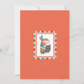 Tribal Woodland Wild One 1st Birthday Party Animal Kaart (Achterkant)