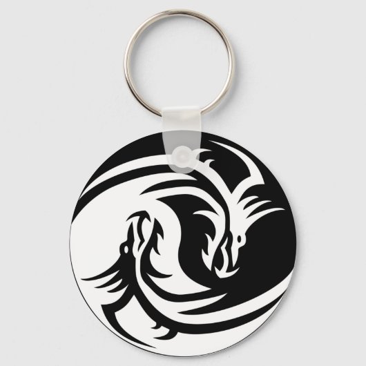 Tribal Yin Yang Sleutelhanger (Voorkant)