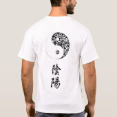 Tribal Yin Yang T-shirt (Achterkant)