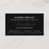 Tribal Zebra Pattern Moderne Visitekaartjes (Achterkant)