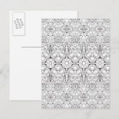 Tribal Zendoodle Design Briefkaart (Voorkant / Achterkant)