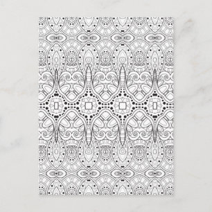 Tribal Zendoodle Design Briefkaart