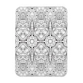 Tribal Zendoodle Design Magneet (Verticaal)