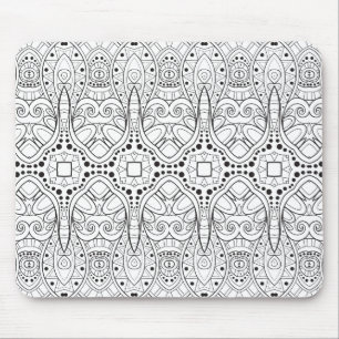 Tribal Zendoodle Design Muismat
