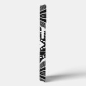 Tribal Zwart+Wit Aum Case-Mate iPhone Case (Achterkant / Rechts)
