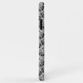 Tribal Zwart, wit en grijs iPhone case (Achterkant/rechts)