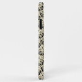 Tribal zwart wit en tan iPhone case (Achterkant/rechts)