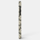 Tribal zwart wit en tan iPhone case (Achterkant/links)