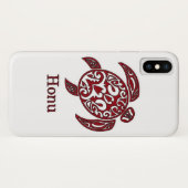 Tribale Abstracte Hawaiiaanse Zee schildpad in roo Case-Mate iPhone Case (Achterkant (horizontaal))