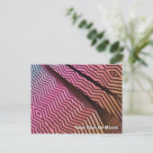 Tribale afdelingen briefkaart (Staand voorkant)