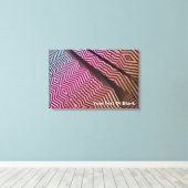 Tribale afdelingen canvas afdruk (Insitu (Houten vloer))