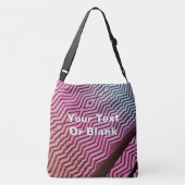 Tribale afdelingen crossbody tas (Achterkant)