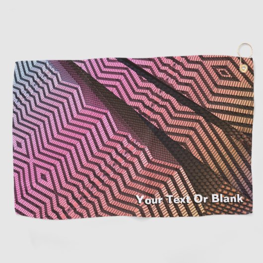 Tribale afdelingen golfhanddoek (Horizontaal)