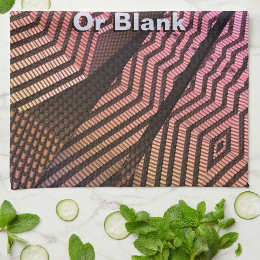 Tribale afdelingen theedoek (Gevouwen)