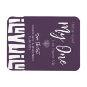 Tribale Afrikaanse sloppenwijk Paars bruiloft redt Magneet (Horizontaal)