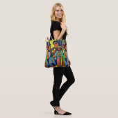 Tribale Afrikaanse vrouw  Tote Bag (Op model)
