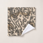 Tribale Alien Abstract Bath-handdoekset Bad Handdoek (Wasdoekje)