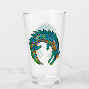 Tribale Alligator Art Glas