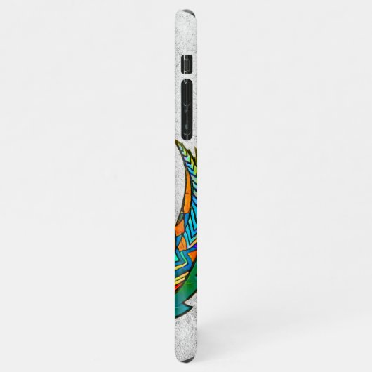 Tribale Alligator Art iPhone Hoesje (Linkerkant)