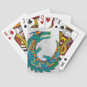 Tribale Alligator Art Pokerkaarten (Achterkant)