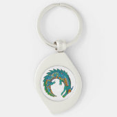 Tribale Alligator Art Sleutelhanger (Voorkant)