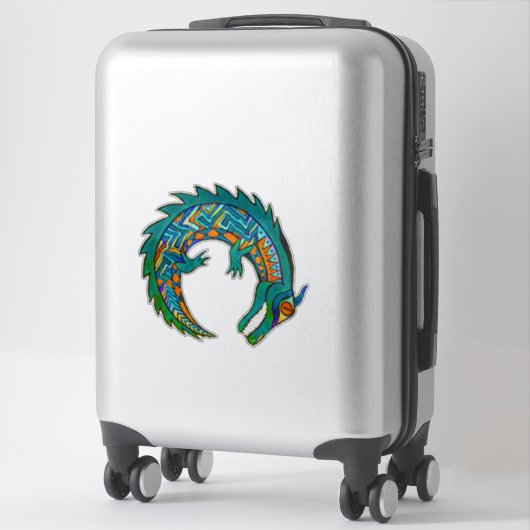 Tribale Alligator Art Sticker (Koffer)