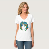 Tribale Alligator Art T-shirt (Voorkant volledig)