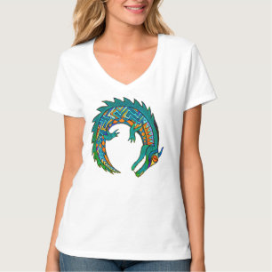 Tribale Alligator Art T-shirt