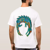 Tribale Alligator Art T-shirt (Achterkant)