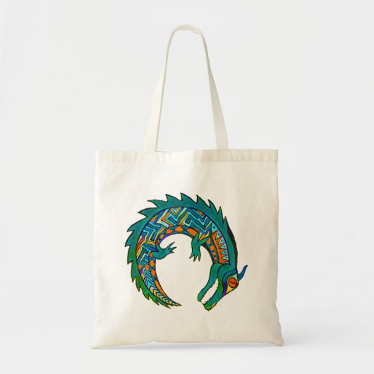 Tribale Alligator Art Tote Bag (Voorkant)