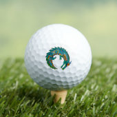 Tribale Alligator Kunst Golfballen (Insitu Shirt)