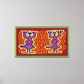 Tribale ancestrale spirits canvas afdruk (Voorkant)