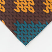 Tribale Aztec naadloos op brei- en wol Fleece Deken (Hoek)