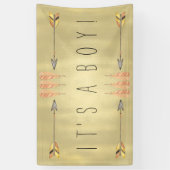 Tribale Baby Shower Pijl Spandoek (Verticaal)