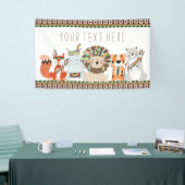 Tribale baby shower spandoek (Beurs)