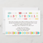 Tribale Baby Sprinkle-neutrale gender dounodigt ui Kaart (Voorkant)