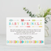 Tribale Baby Sprinkle-neutrale gender dounodigt ui Kaart (Staand voorkant)