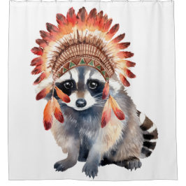 tribale bandiet douchegordijn