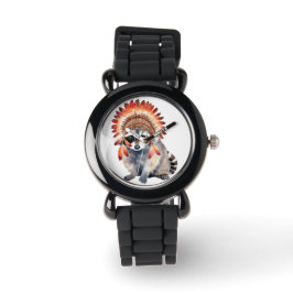 tribale bandiet horloge